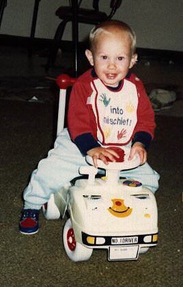 Jacob's brother Donny when aged about 1 year old.