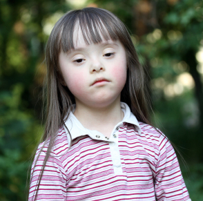 girl, sadness, depression, down syndrome